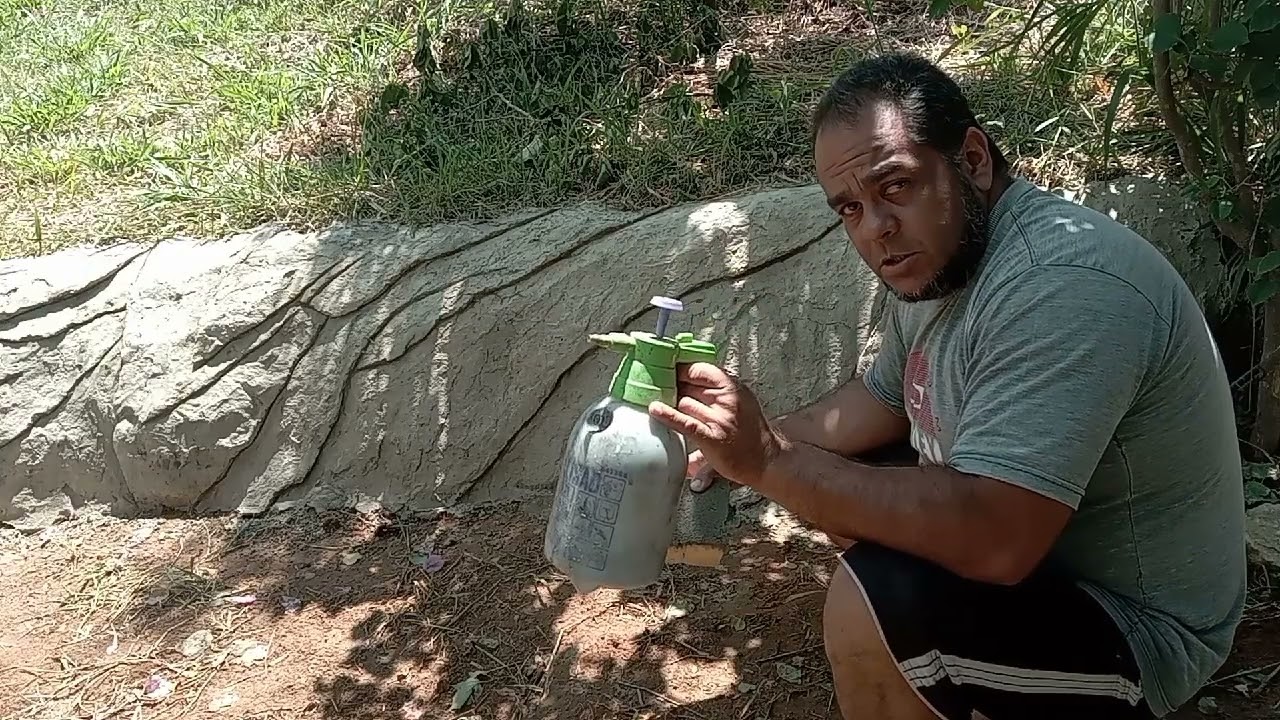 como fazer contenção de barranco com efeito pedra.