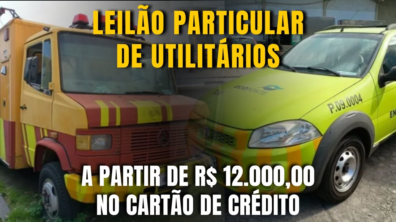 LEILÃO PARTICULAR DE VEICULOS COM LANCES INICIAIS DE R$ 12.000,00 COM POSSIBILIDADE PAGAR NO CARTÃO