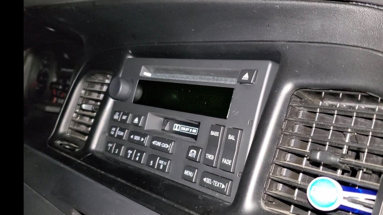 Crown Victoria OEM Radio Install