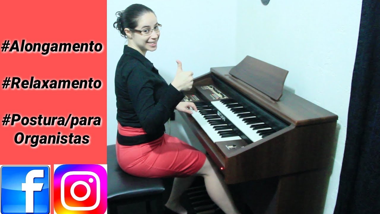 😊Postura para Organistas-Como fazer Alongamento-Relaxamento-#DICA 04