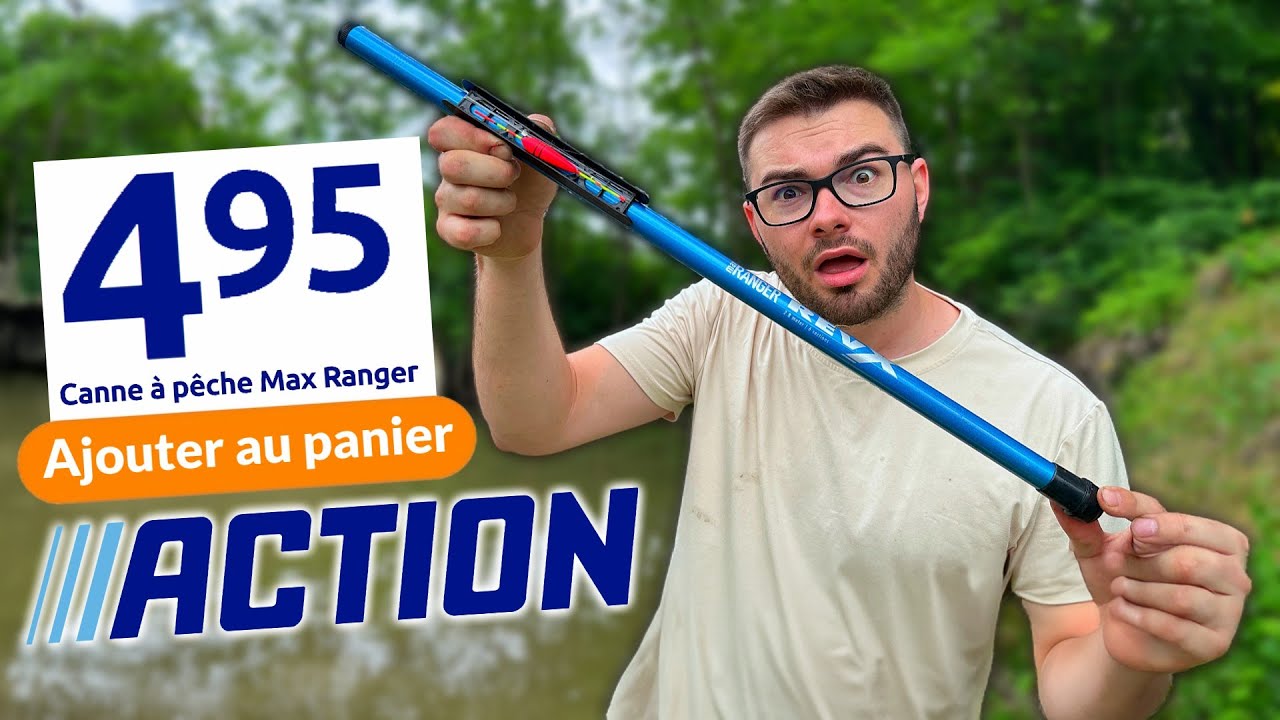 I TESTED THE ACTION FISHING ROD FOR &euro;4.95! (in Canada)