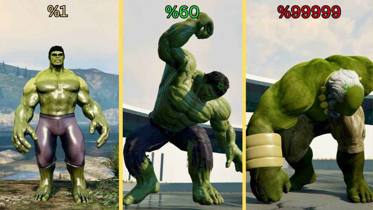 UPGRADE %1 HULK TO %99999 GOD HULK ! GTA 5