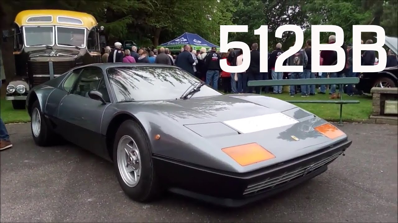 Ferrari 512BB Leaving Car Show & Walkaround 512 BB