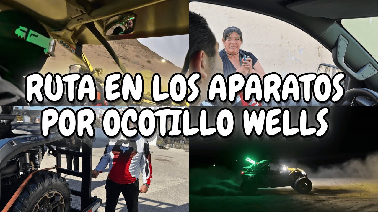 🚨EL PADRINO | RUTA EN LOS APARATOS POR OCOTILLO WELLS 🚘🔥 #tazodorado #patrullaespiritual