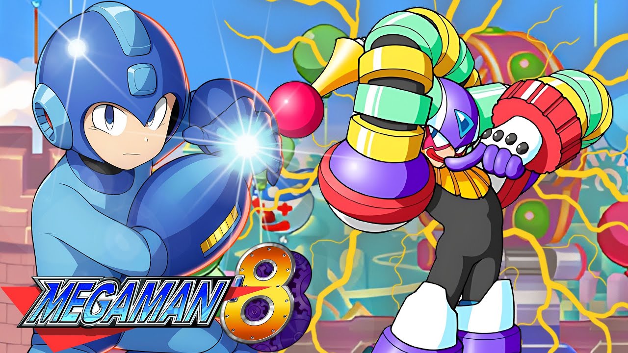 Megaman8 Clown Man No Damage