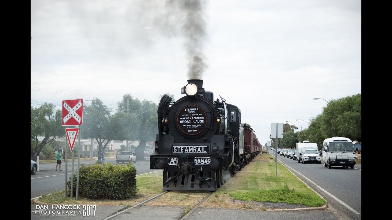Australian Steam Trains - Last Broad Gauge Steam to Wycheproof - Part 2