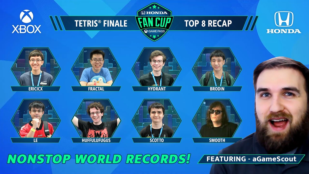 NONSTOP WORLD RECORDS! Honda Fan Cup - Tetris Finale Recap