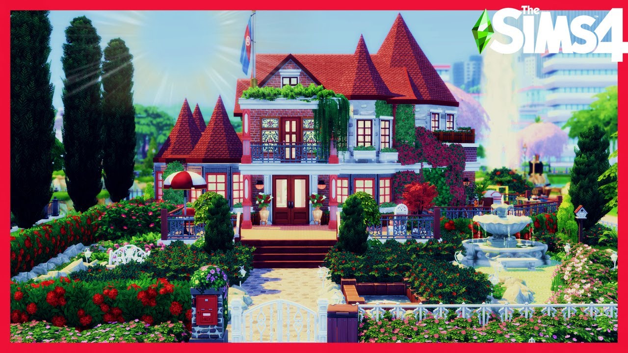 🍇 NOT SO BERRY : ROSE HOUSE 🌹 | The Sims 4 - Speed Build (NO CC)