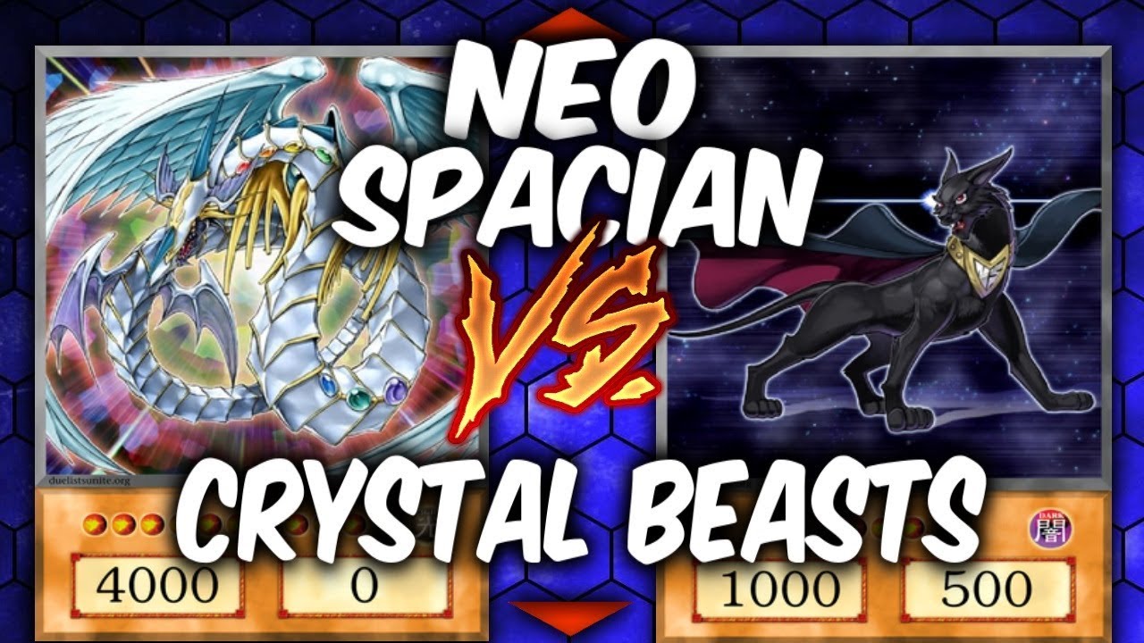 Yugioh NEO SPACIANS vs CRYSTAL BEASTS (Yugioh Fun Decks)