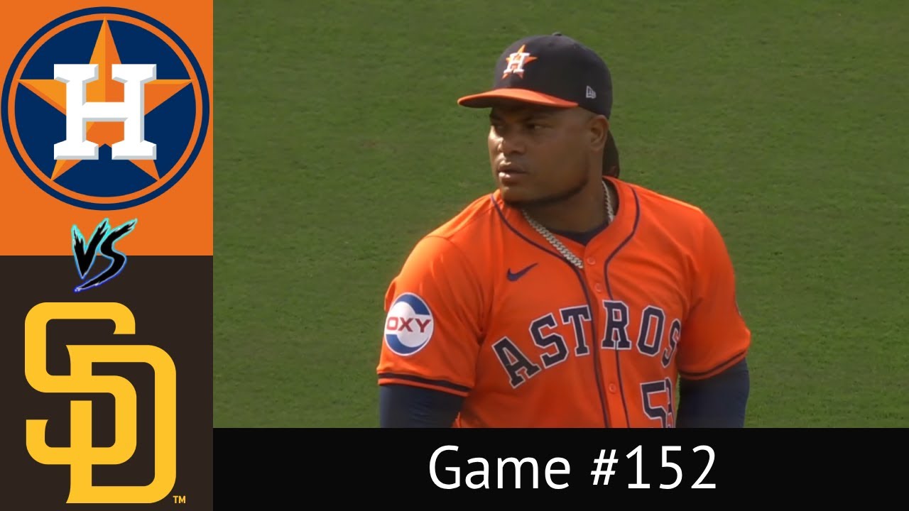 Astros VS Padres Condensed Game 9/18/24