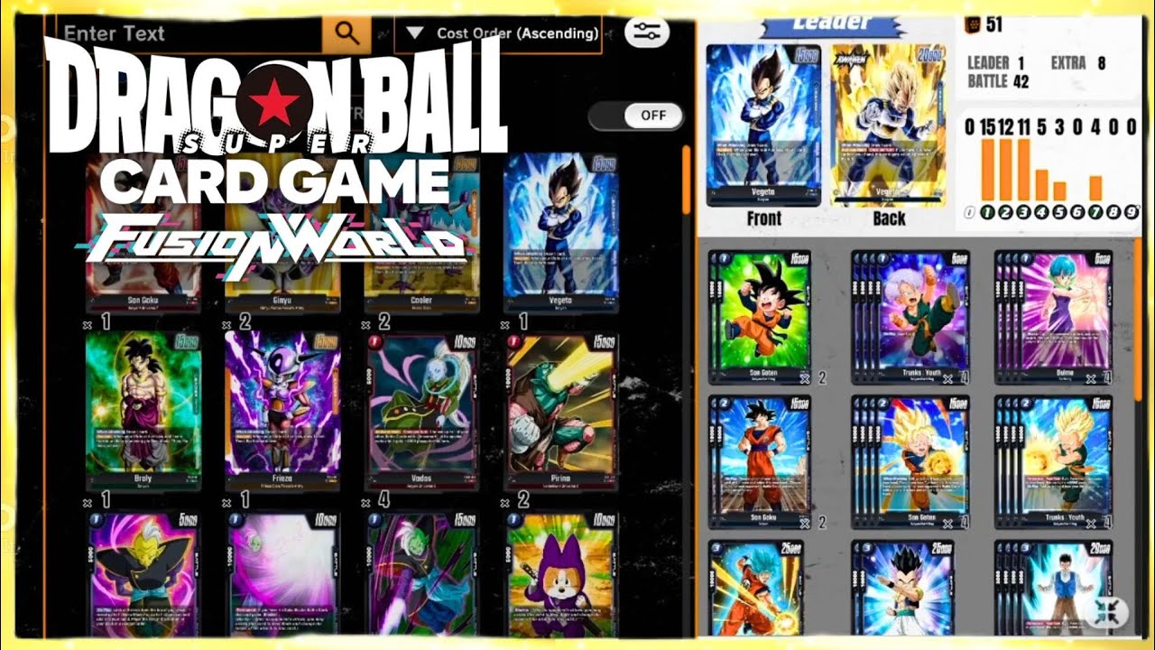 COMMENT CRÉER UN BON DECK DANS DRAGON BALL SUPER CARD GAME FUSION WORLD !