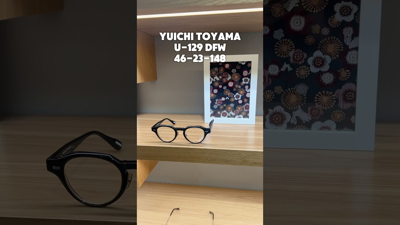 Yuichi Toyama U-129 DFW #YuichiToyama #eyewearstyle #MEGANEOptical #interiordesign #japandi #optical