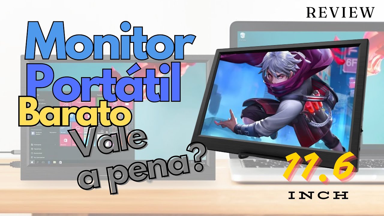 Monitor Portátil de baixo custo - Análise completa #monito #aliexpress