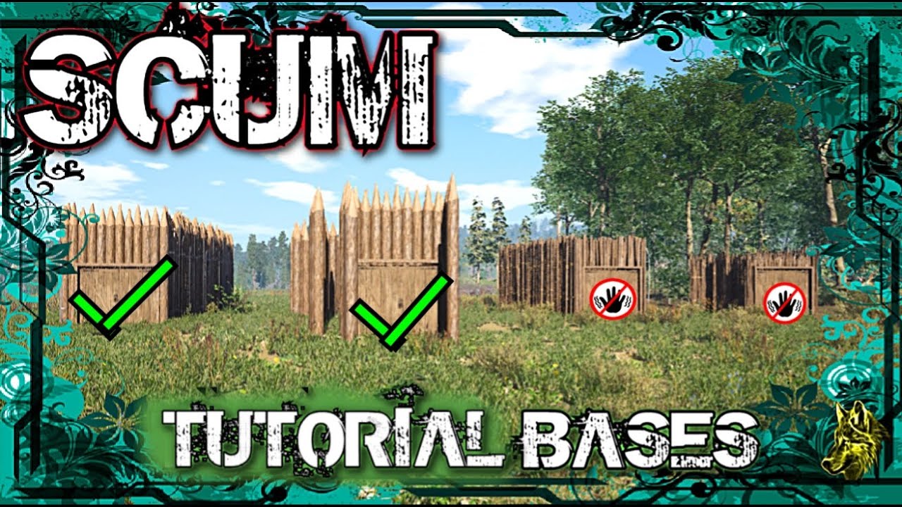 SCUM TUTORIAL Espa&ntilde;ol Latino - CONSTRUCCI&Oacute;N DE BASES, CABA&Ntilde;AS - APRENDE A HACER TU BASE MAS SEGURA!