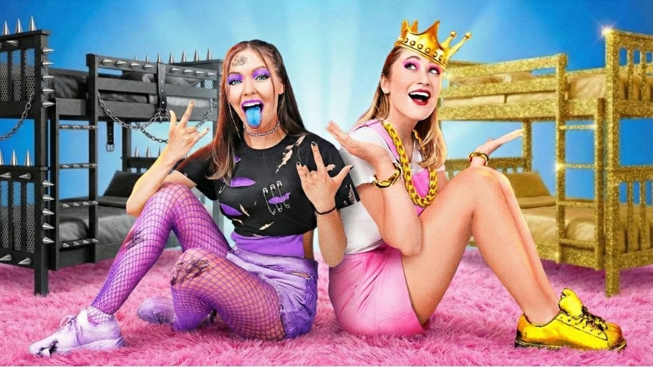 Строим ДОМА МЕЧТЫ 🤘✨ Преображение комнаты: РОК-эстетика против МЯГКОГО золота!