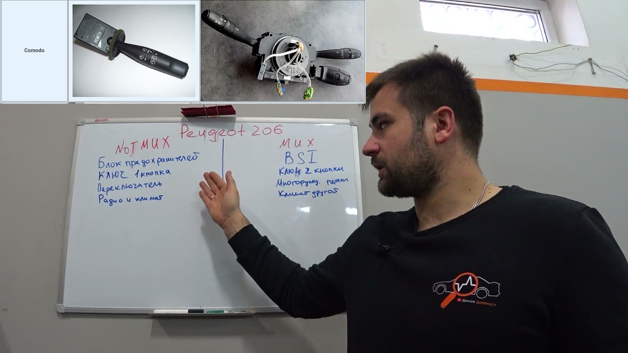 Пежо 206 горит ABS | Проверка BSI | MUX OR NOT