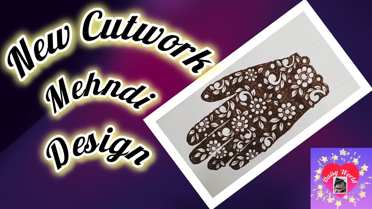 New Cutwork Mehndi Design || Beautiful Trending Flower Mehndi Design || Stylish Wedding Mehndi ||