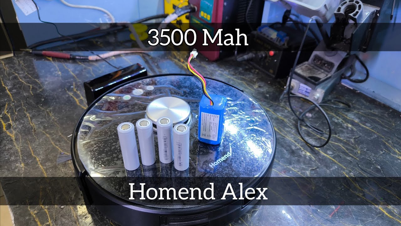 Homend Alex Robot Süpürge Batarya Değişimi 3500 Mah