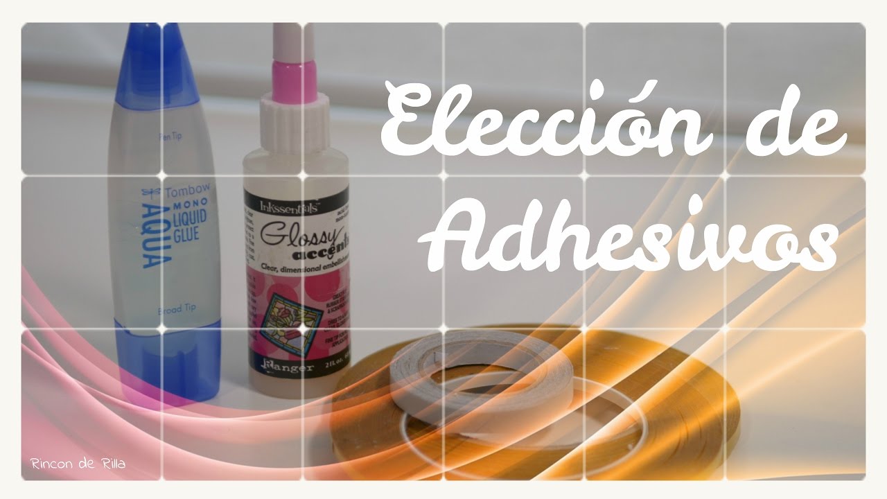 Scrap desde Cero #4: Adhesivos. Para que usar uno u otro. tombow vs glossy.