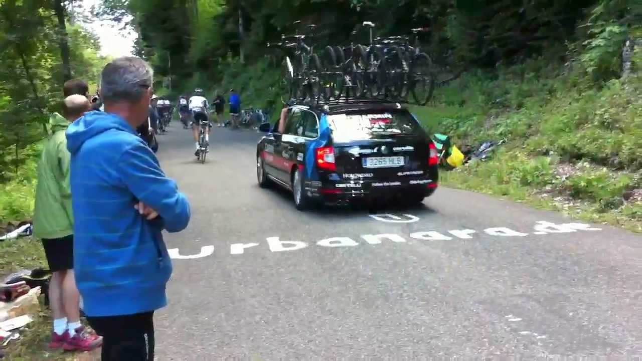 Tour de France 2012 ~ Etape 10 ~ Col du grand Colombier ~ HD