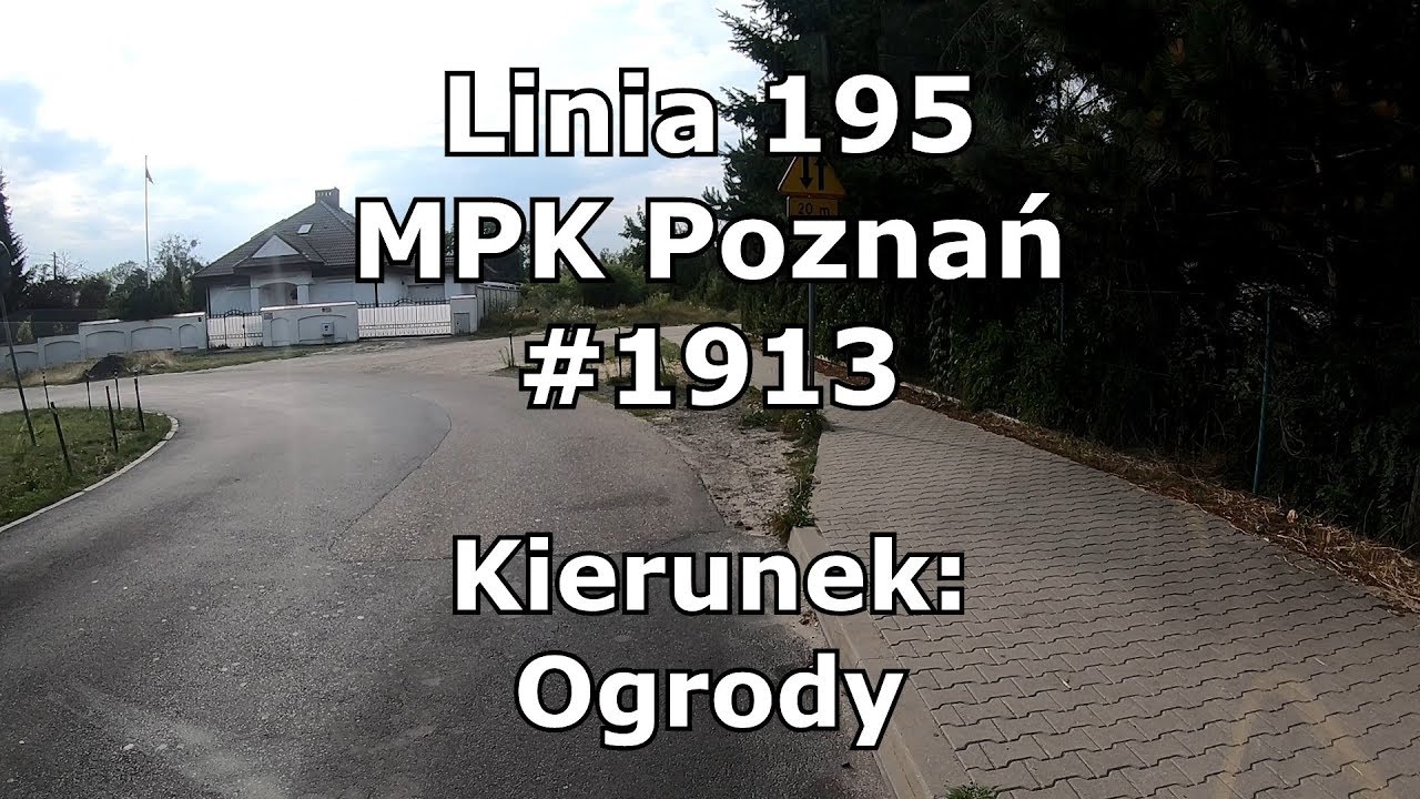 Linia 195 | MPK Poznań | Kiekrz - Ogrody