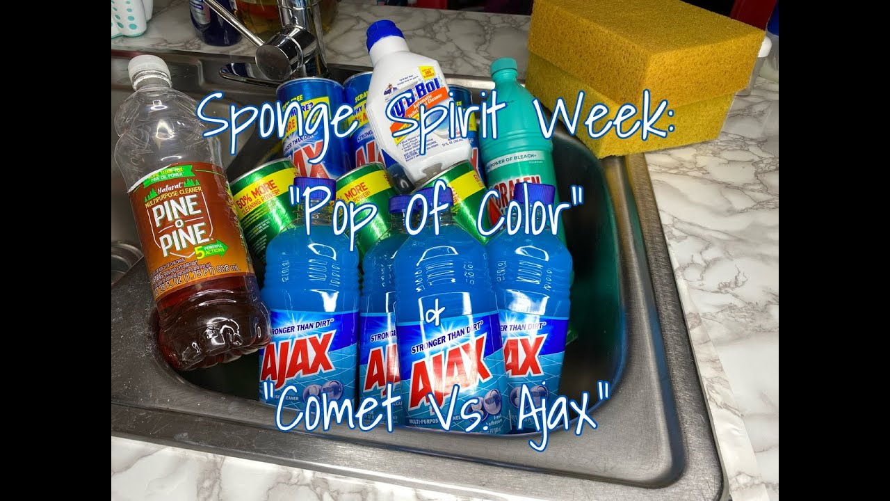 SPONGE SPIRIT WEEK : DAY 2 & 3 , POP OF COLOR & COMET VS. AJAX