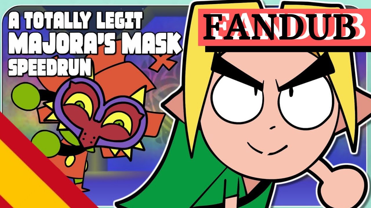 A TOTALLY LEGIT MAJORA’ S MASK SPEEDRUN CARTOON (“DEFEAT MAJORA” WORLD RECORD)| FanDub Español