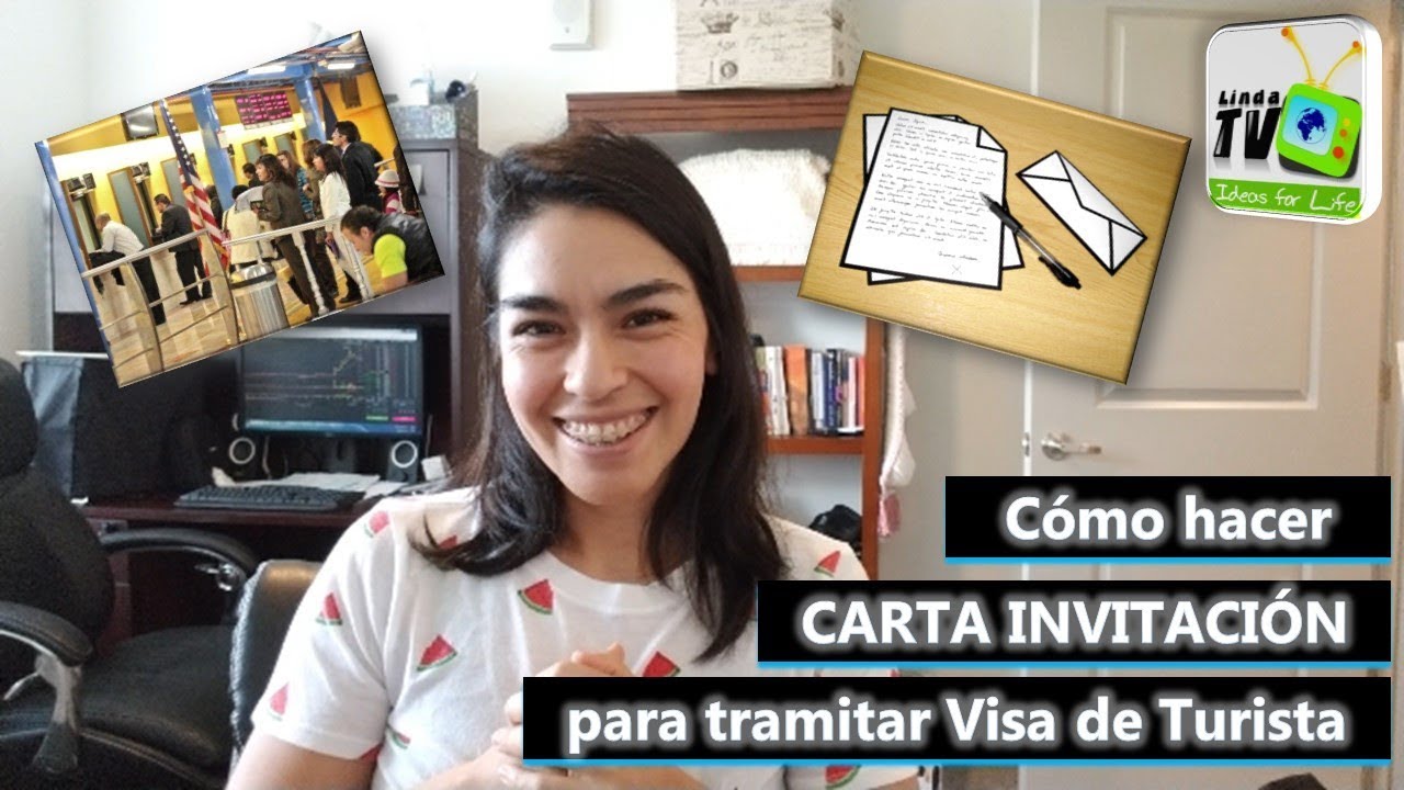 Cómo hacer CARTA INVITACIÓN para tramitar VISA de Turista