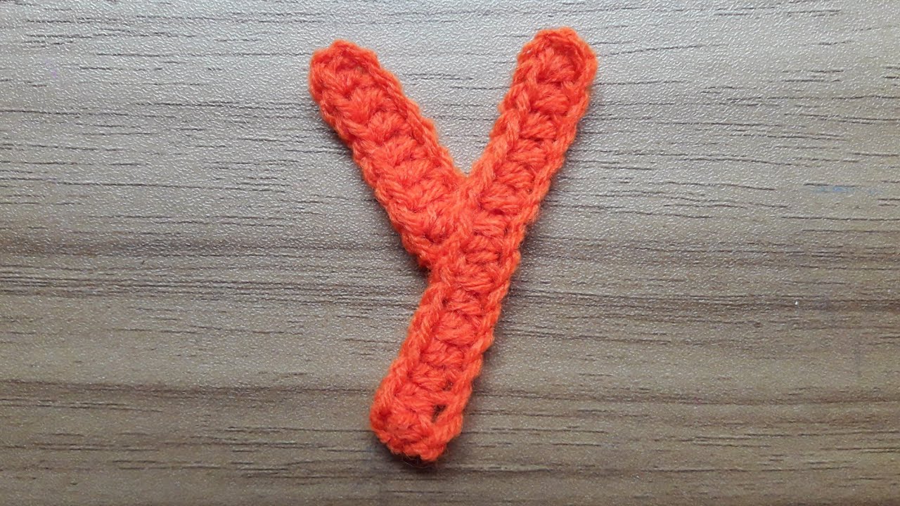 y | Crochet Letter y | How to Crochet Small Letter y | Crochet Alphabet Tutorial