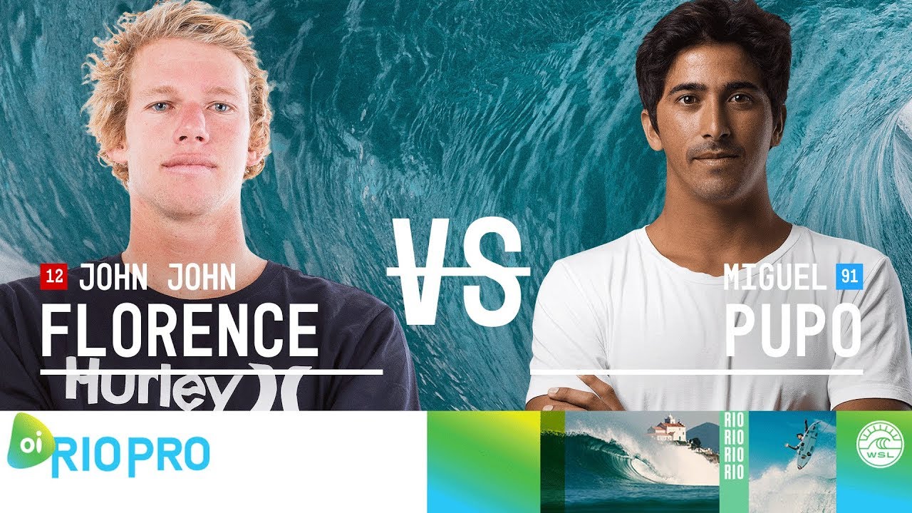 John John Florence vs. Miguel Pupo - Round Three, Heat 12 - Oi Rio Pro 2018
