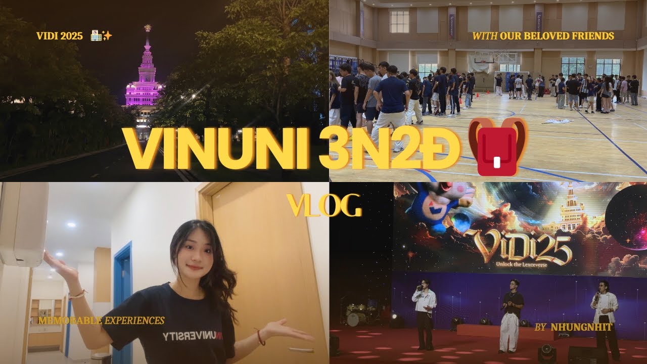3 ngày VinUni: ăn gì, học gì, chơi gì? | VinUni Discovery Vlog 🎒✨
