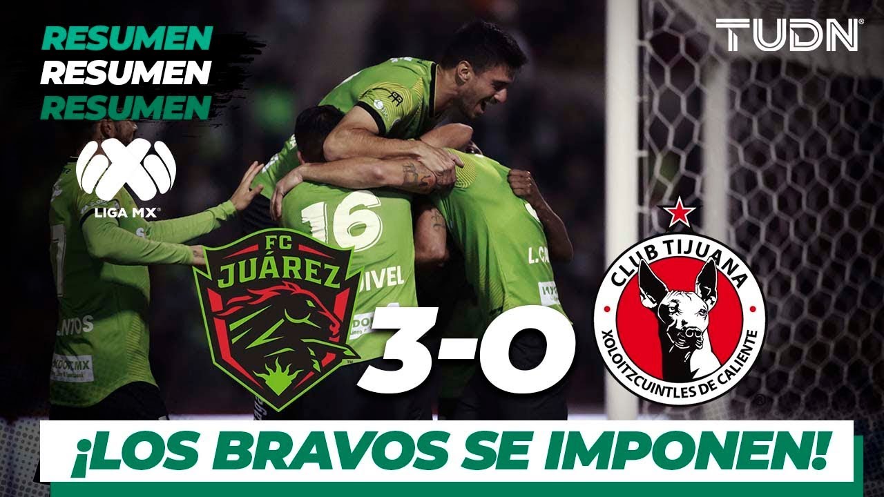 Resumen y Goles | Juárez 3 - 0 Tijuana | Liga MX - Apertura 2019  - Jornada 17 | TUDN