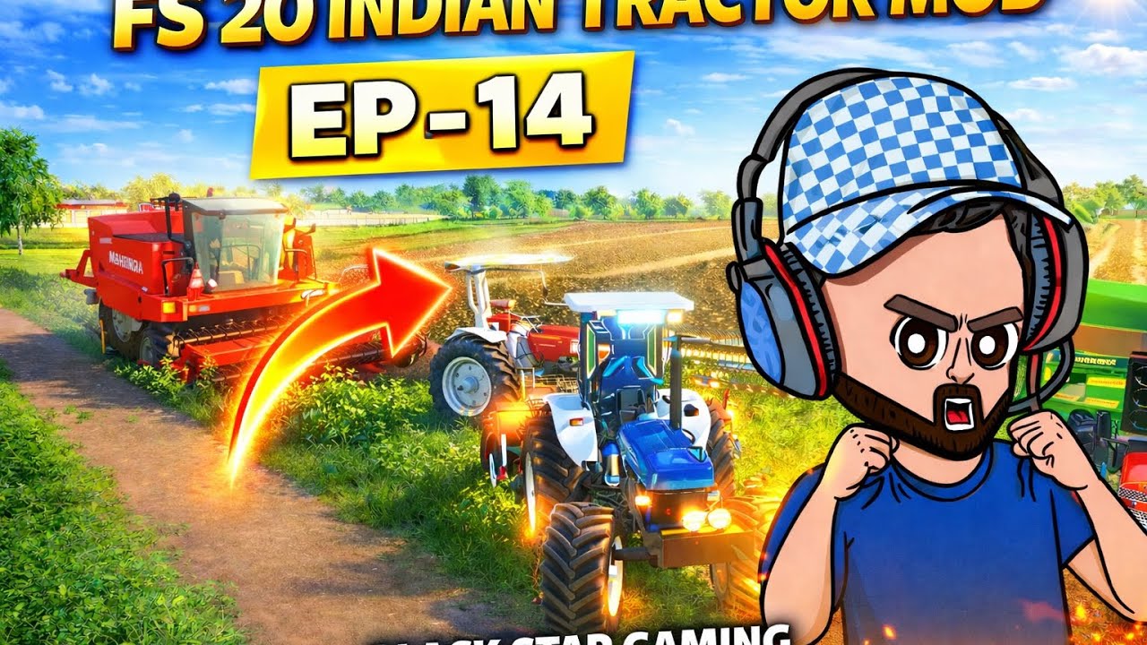 Toady seding our patato seeds in field || Fs 20 indian tractor mod || Gameplay-13 #boostup #gaming 