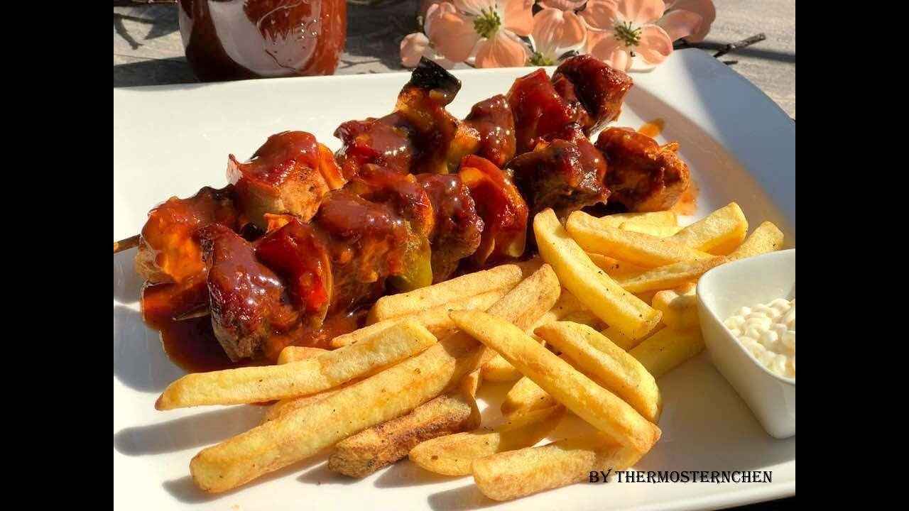 Thermomix&reg; Ofenschaschlik zart und saftig