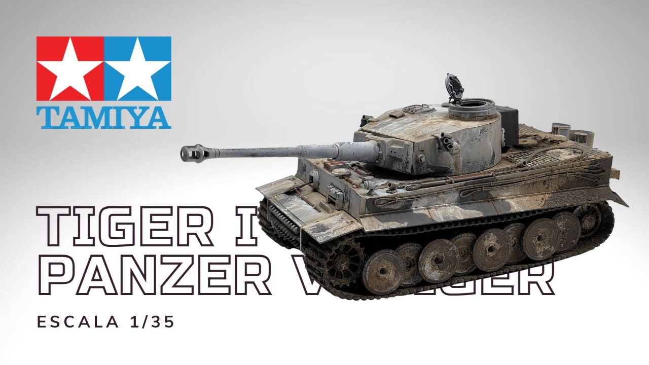 Танк TAMIYA TIGER I в ЗИМНЕМ КАМУФЛЯЖЕ 🥶