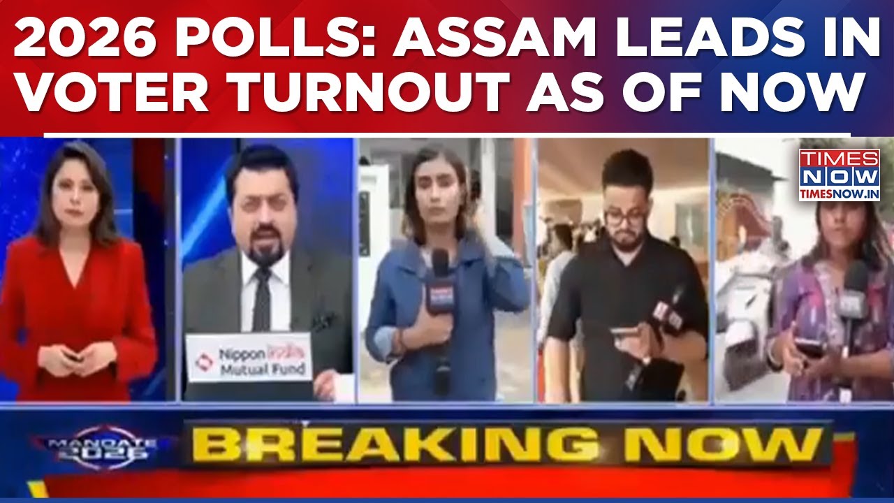 2026 Polls: Voter Turnout Update; Assam Leads With 17.87; Kerala 16.23 & Puducherry At 17.41 Percent