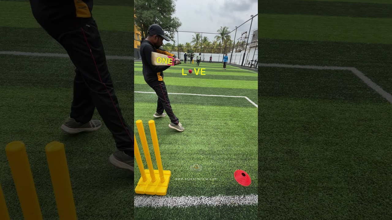 Cricket is love ❤️: Turf construction by SR Sports Corp. #sports #turf #construction
