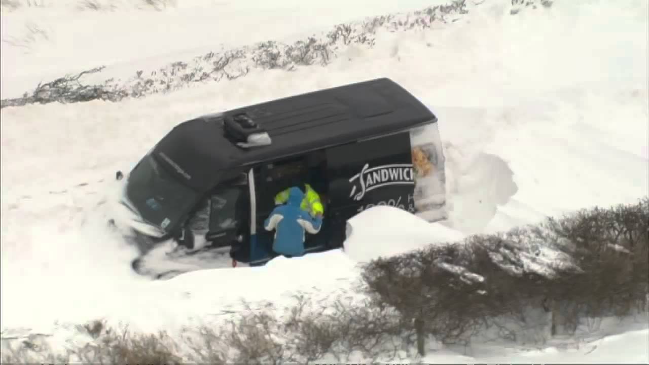 Snowblock in Cumbria