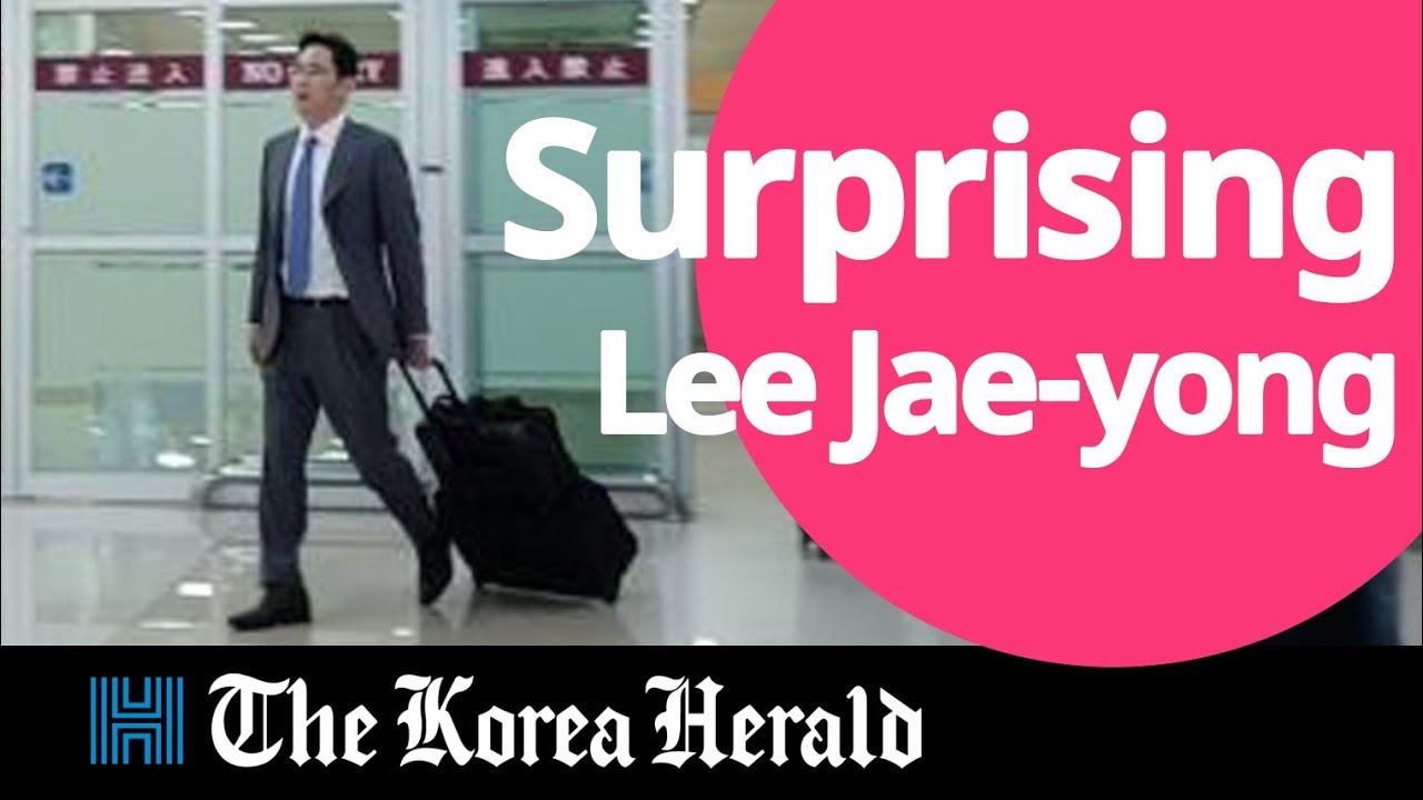 Catching Samsung heir Lee Jae-yong at the airport