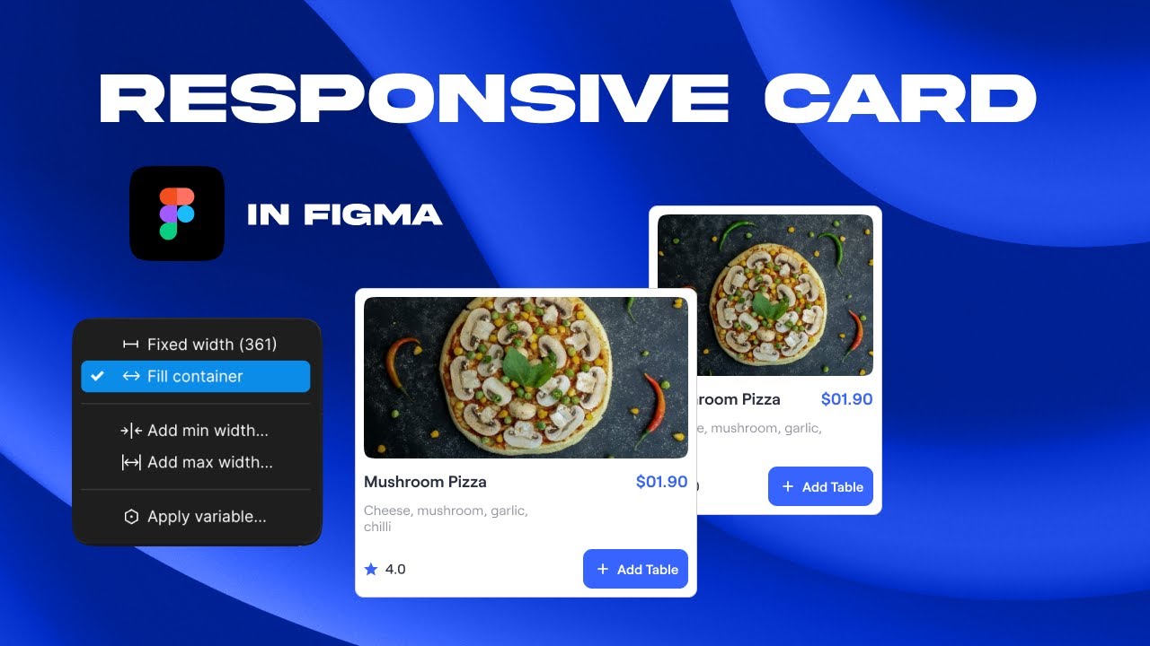 Responsive Card Design in Figma | Auto Layout in figma