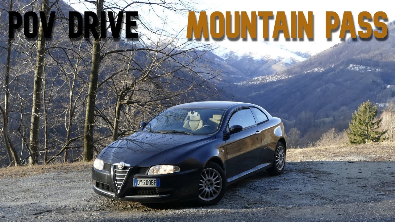 POV Drive - Run on Mountain Pass - Alfa Romeo GT