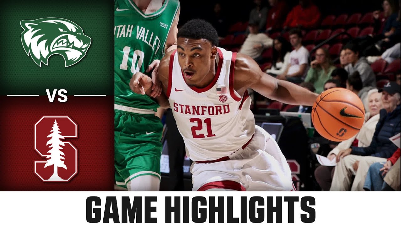 Utah Valley vs. Stanford Game Highlights | 2024-25 ACC Men's Basketball