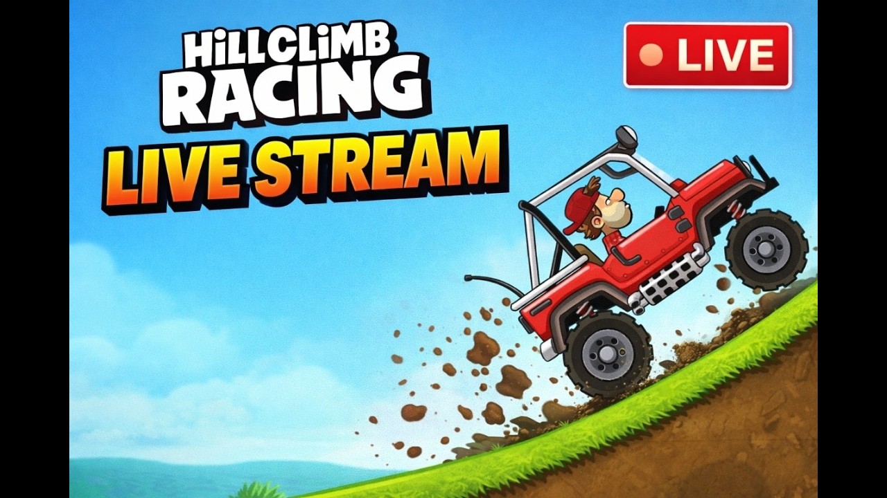 Hill Climb Racing Shorts 🔥 Live Gameplay | Crazy Stunts 🚗💨 #live  #hillclimbracing #racing #shorts