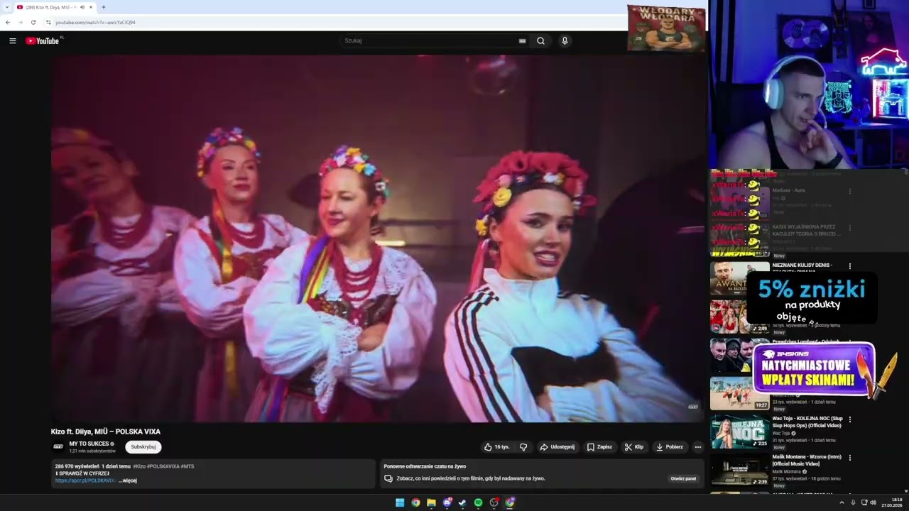 WŁODAR Reakcja na Kizo ft. Diiya, MI&Uuml; &ndash; POLSKA VIXA