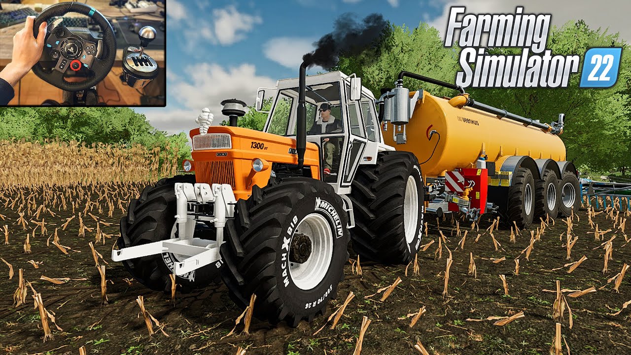 Превращая FIAT 1300 DT в монстра | Рулевое колесо и переключение передач (Farming Simulator 22)