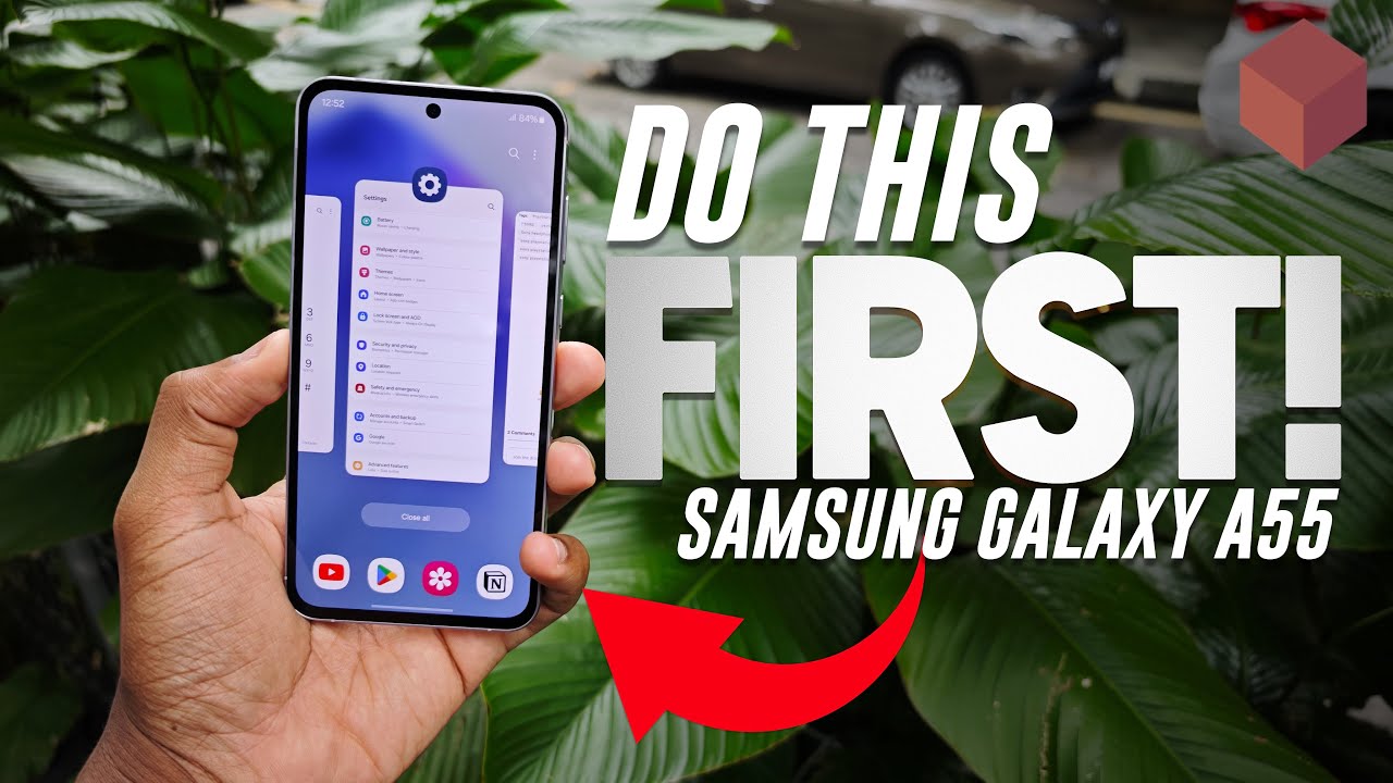 Руководство по настройке Samsung Galaxy A55 (распаковка, советы, впечатления)