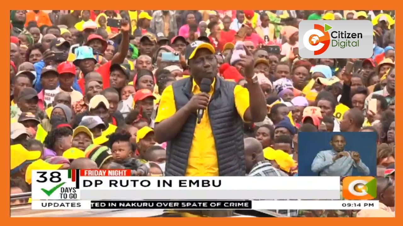 Kenya Kwanza presidential candidate takes campaigns to Embu County
