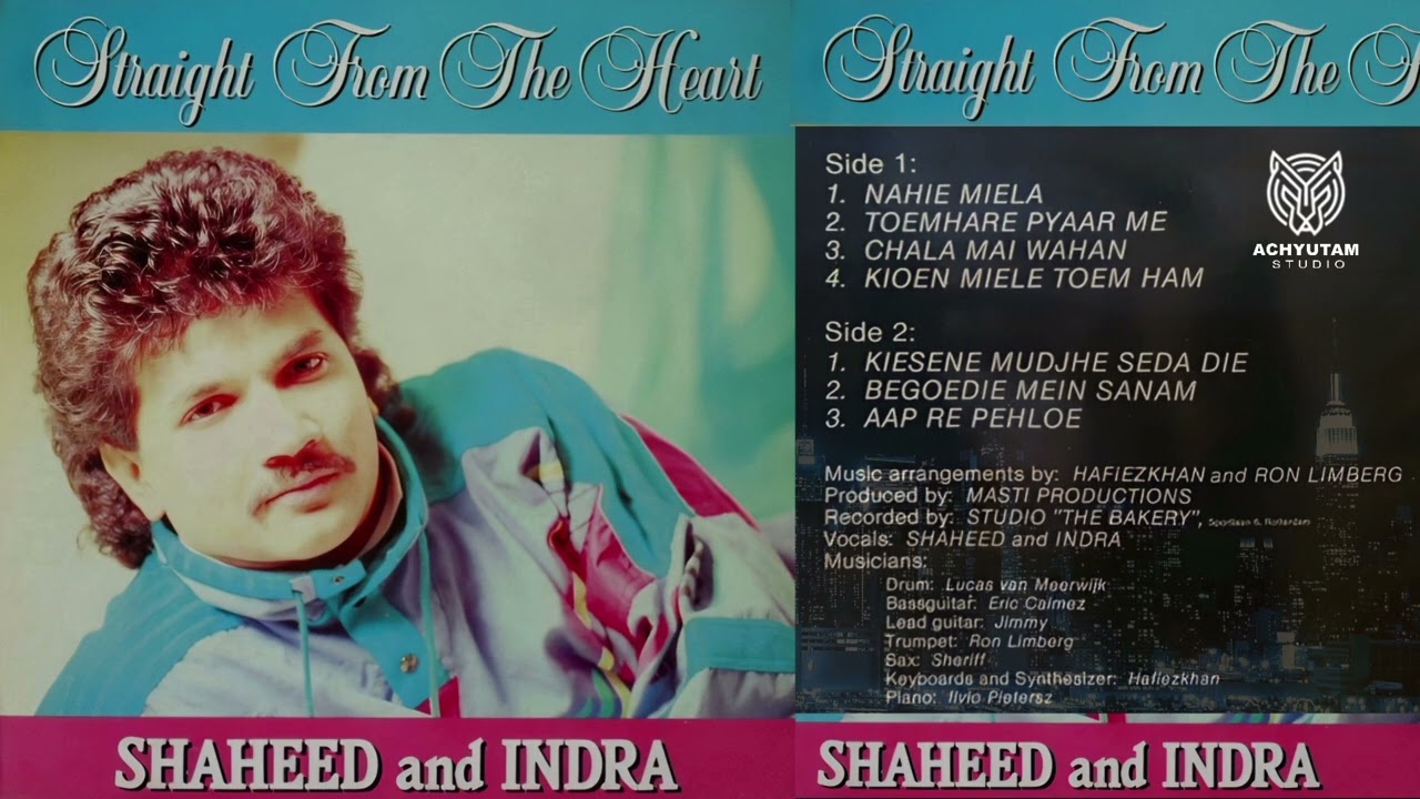 TOEMHARE PYAAR ME I SHAHIED WAGID HOSAIN I STRAIGHT FROM THE HEART I REENA RECORDS CENTRE