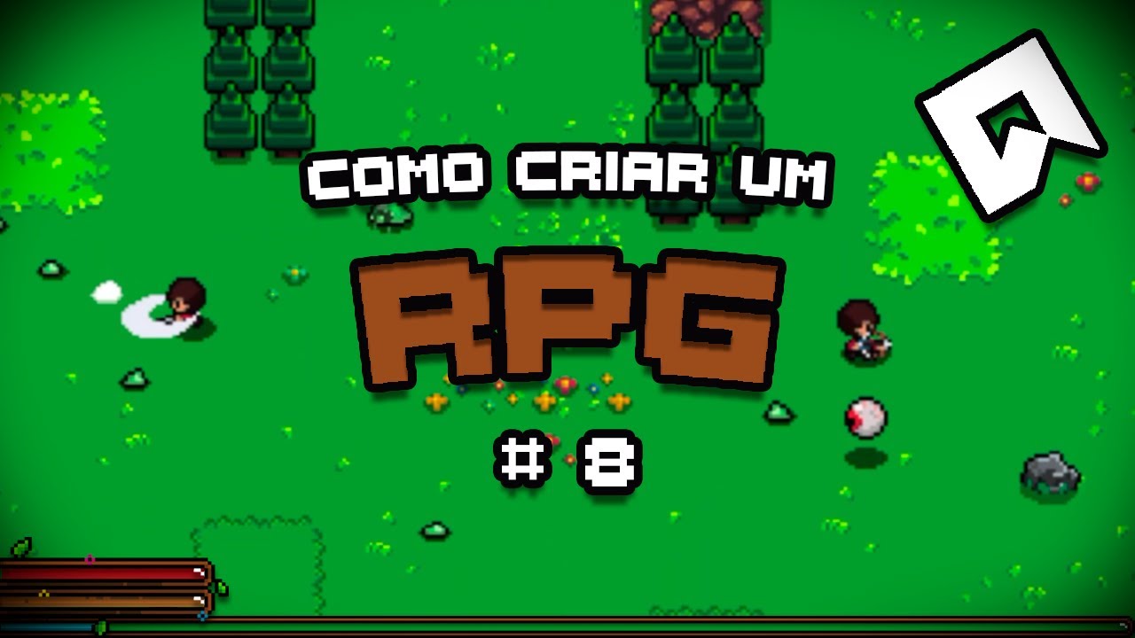 [Como Criar um RPG] #8 | Criando uma Barra de Vida, Tiles e Mostrar o Dano | Game Maker Studio 2