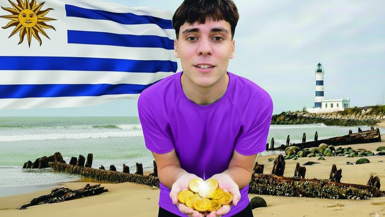 ENCONTRÉ una PLAYA llena de MONEDAS ANTIGUAS en URUGUAY